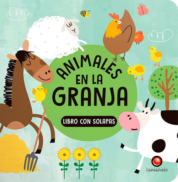 Animales en la granja - Libro con solapas