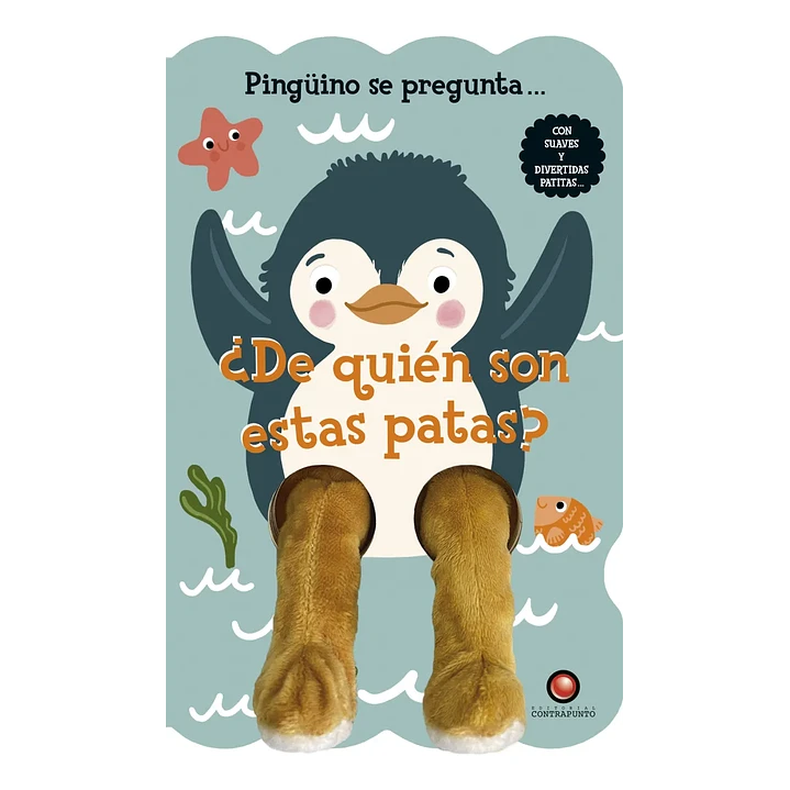 ¿De quién son estas patitas? - Pingüino  se pregunta...