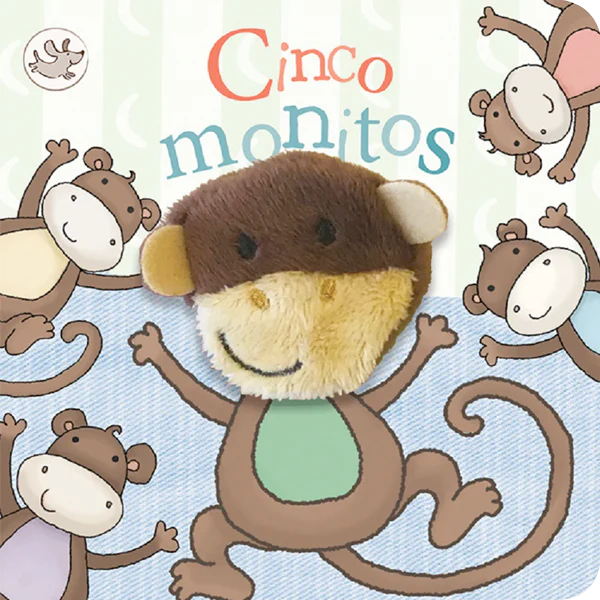 Títere dedo - Cinco monitos