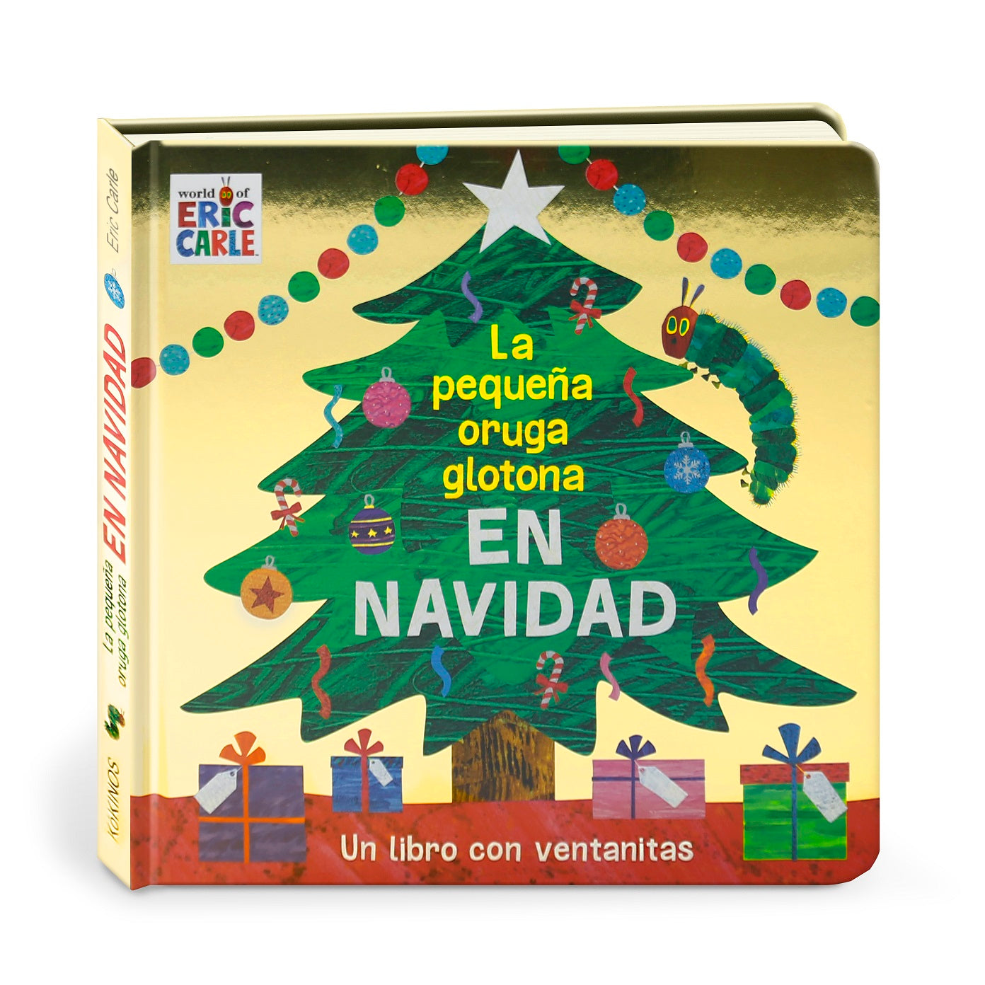 La pequeña oruga glotona en Navidad