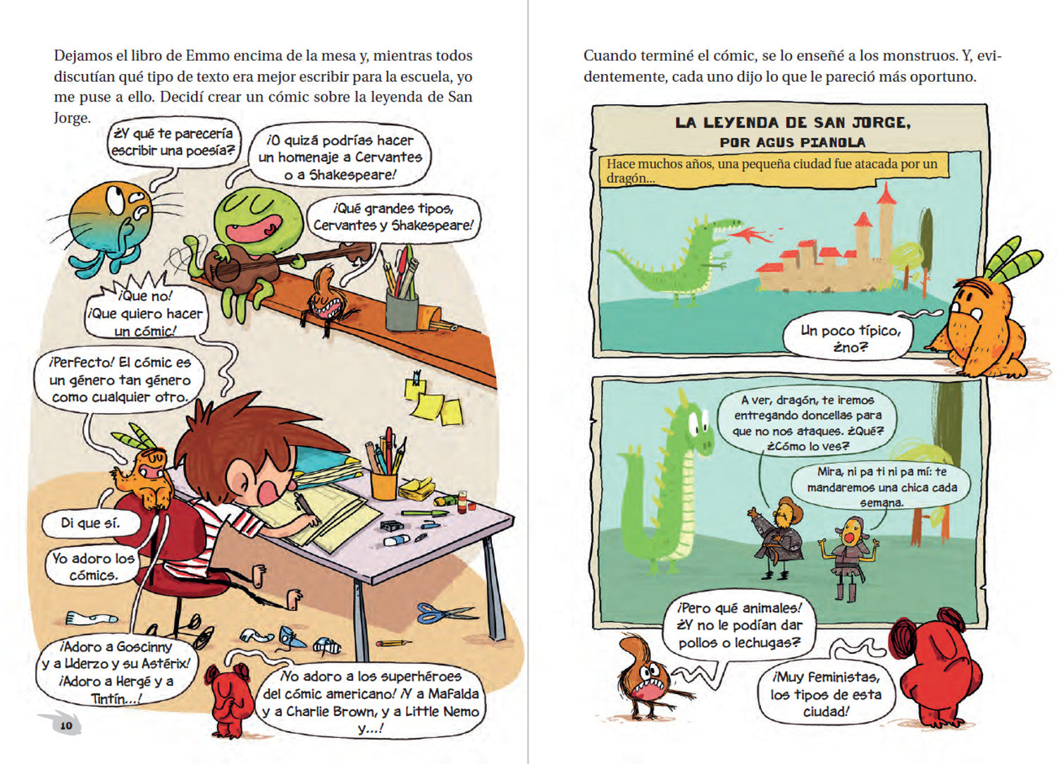Agus y los monstruos: El Día del Libro de las Galaxias