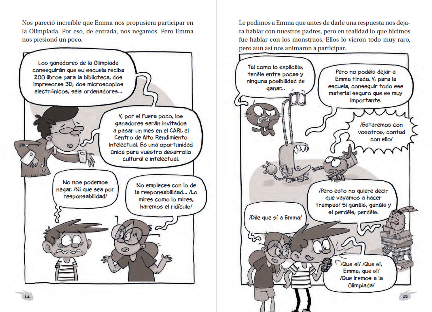 Agus y los monstruos 13: Olimpiada cultural