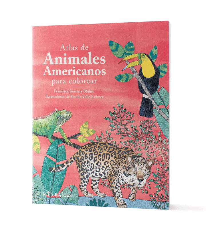 ATLAS DE ANIMALES AMERICANOS PARA COLOREAR