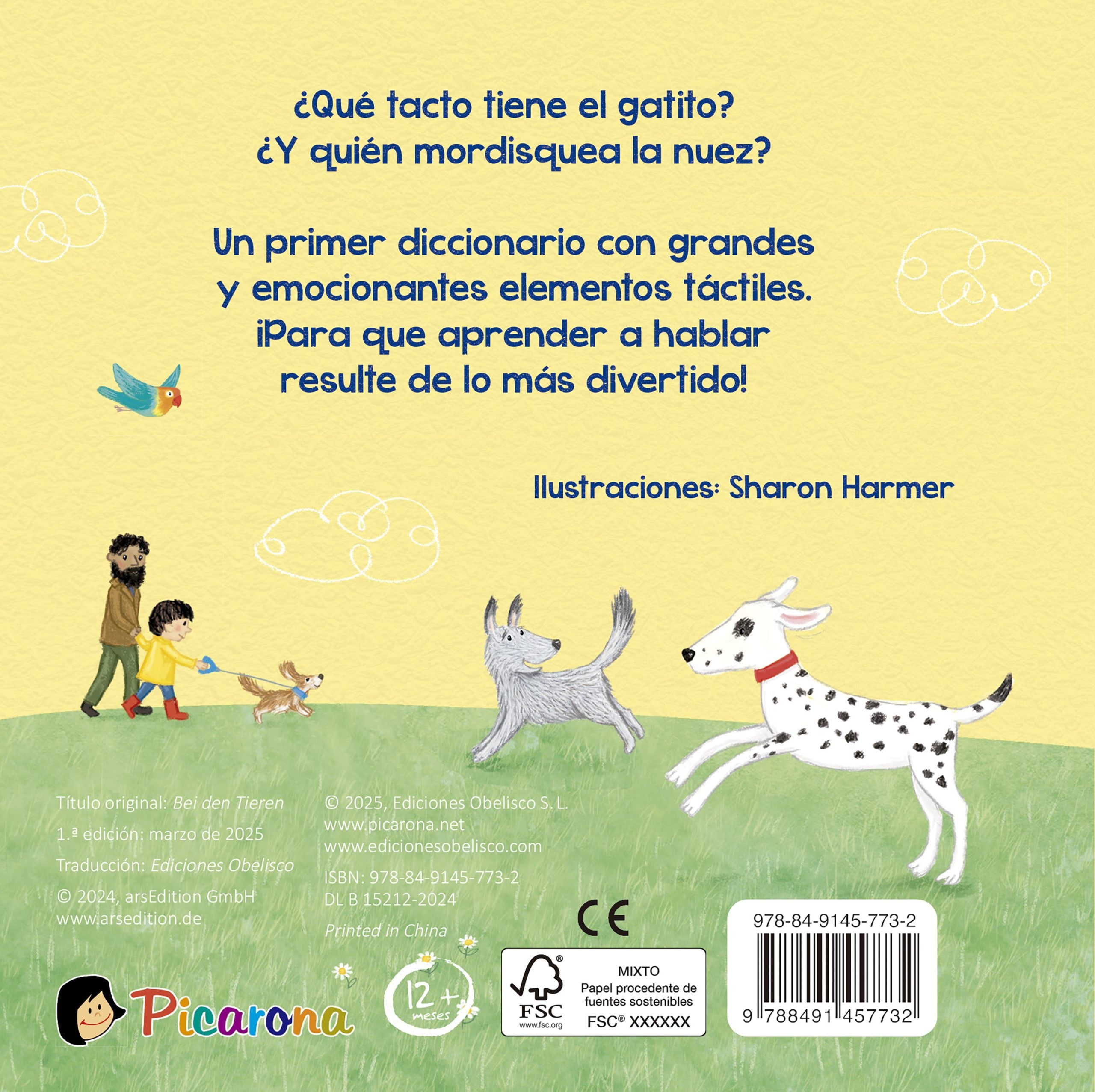 Un cuento para mirar, tocar y sentir: Con los animales