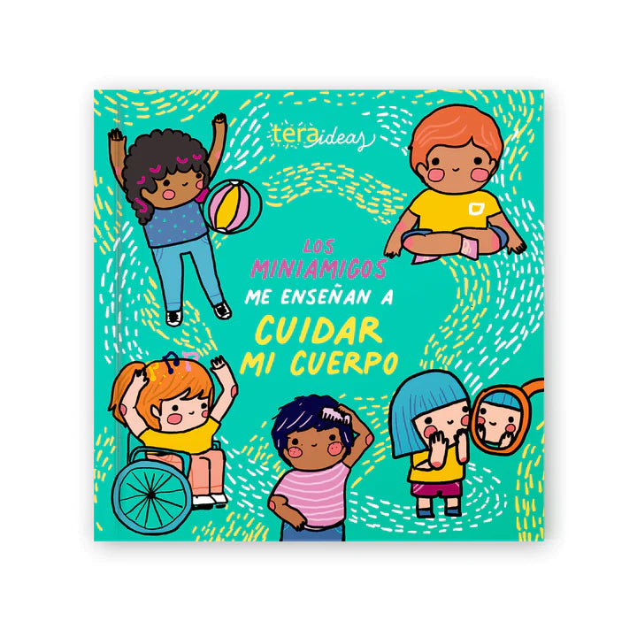 Libro MiniAmigos me enseñan a cuidar mi cuerpo - Autocuidado - Prevención - Actividades para Pintar - Para niños desde 4 años