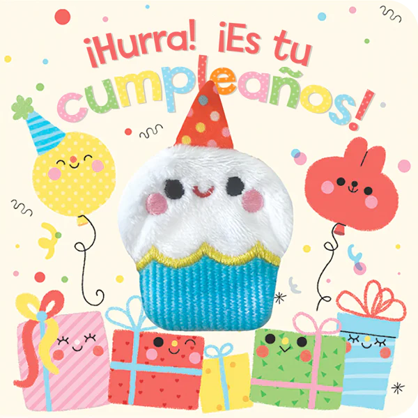 Títere dedo - ¡Hurra! ¡Es tu cumpleaños!