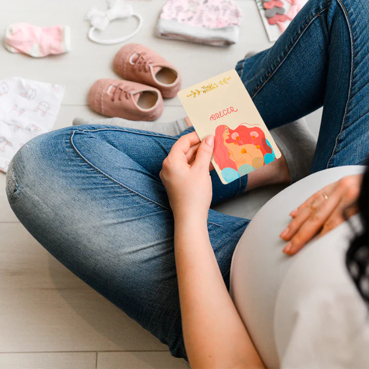 Cartas Viaje al Maternaje - Mazo 45 cartas inspiradoras para el Embarazo