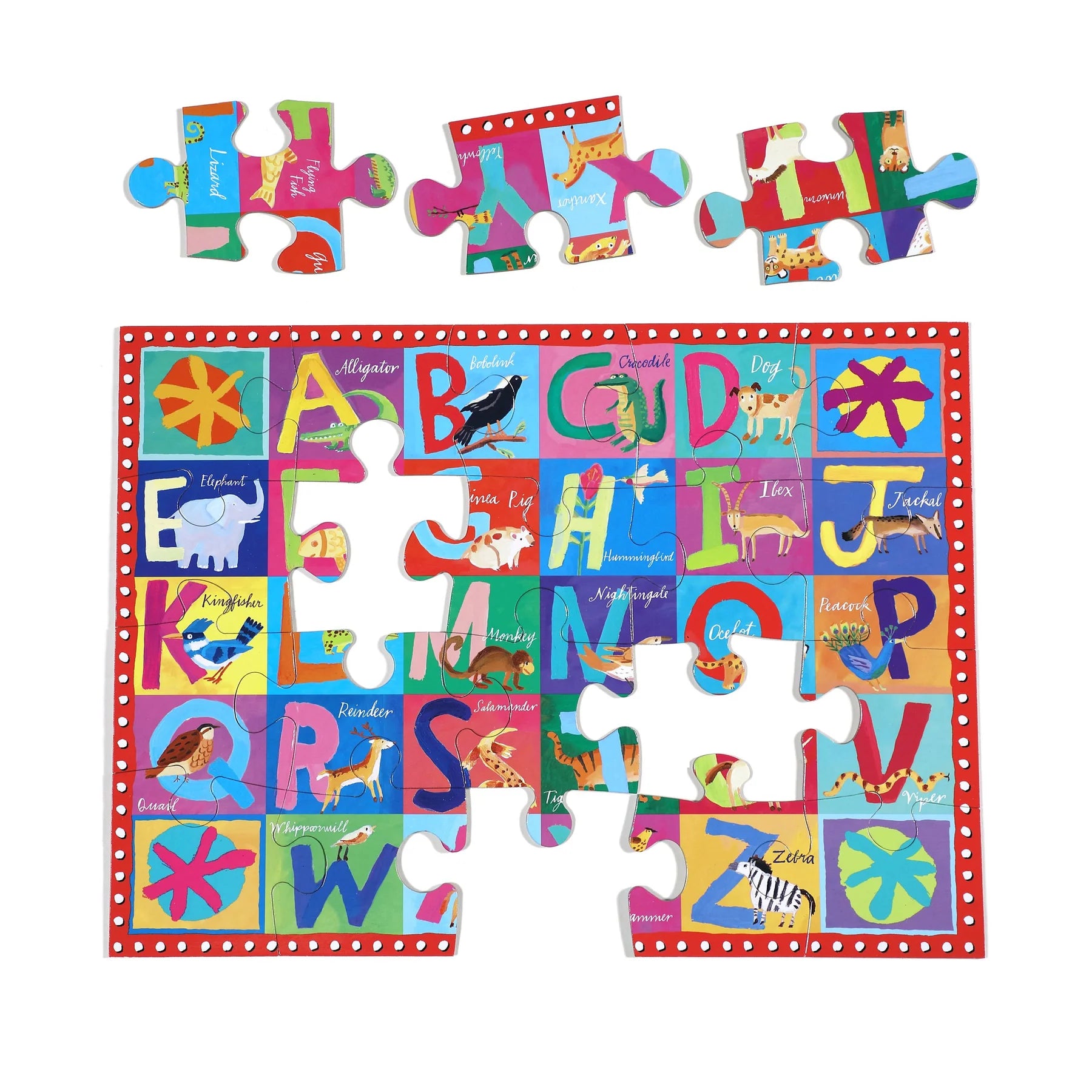 Puzzle 20 piezas - ABC Animal (Inglés)