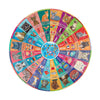 Puzzle redondo 500 piezas - Gatos del mundo