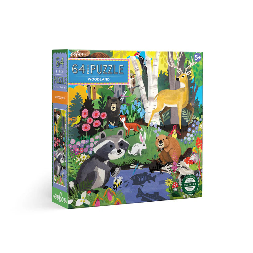 Puzzle 64 piezas - Bosque (Inglés)