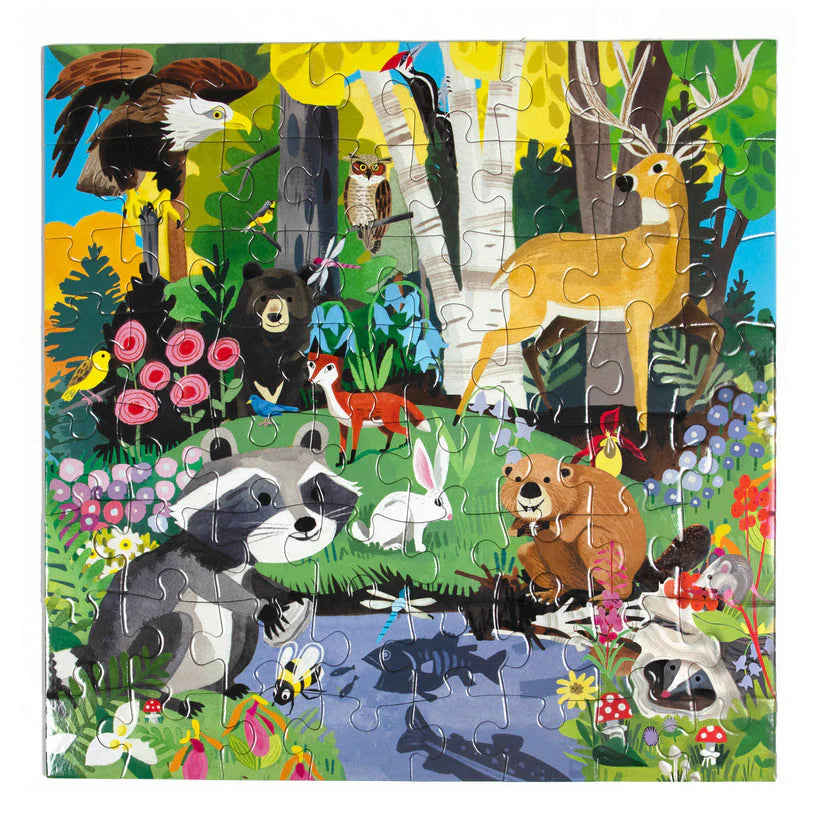 Puzzle 64 piezas - Bosque (Inglés)