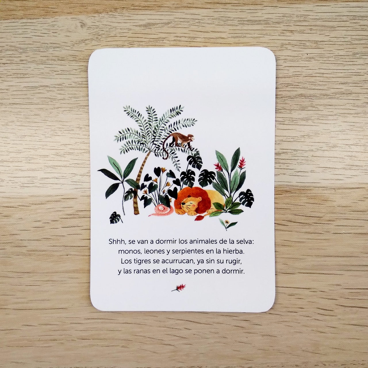 Rimas para dormir. Tarjetas