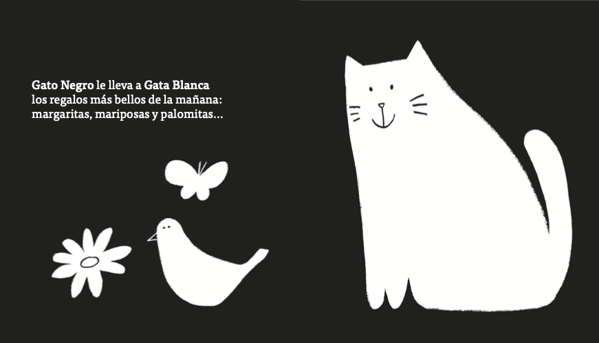 Gato Negro, Gata Blanca