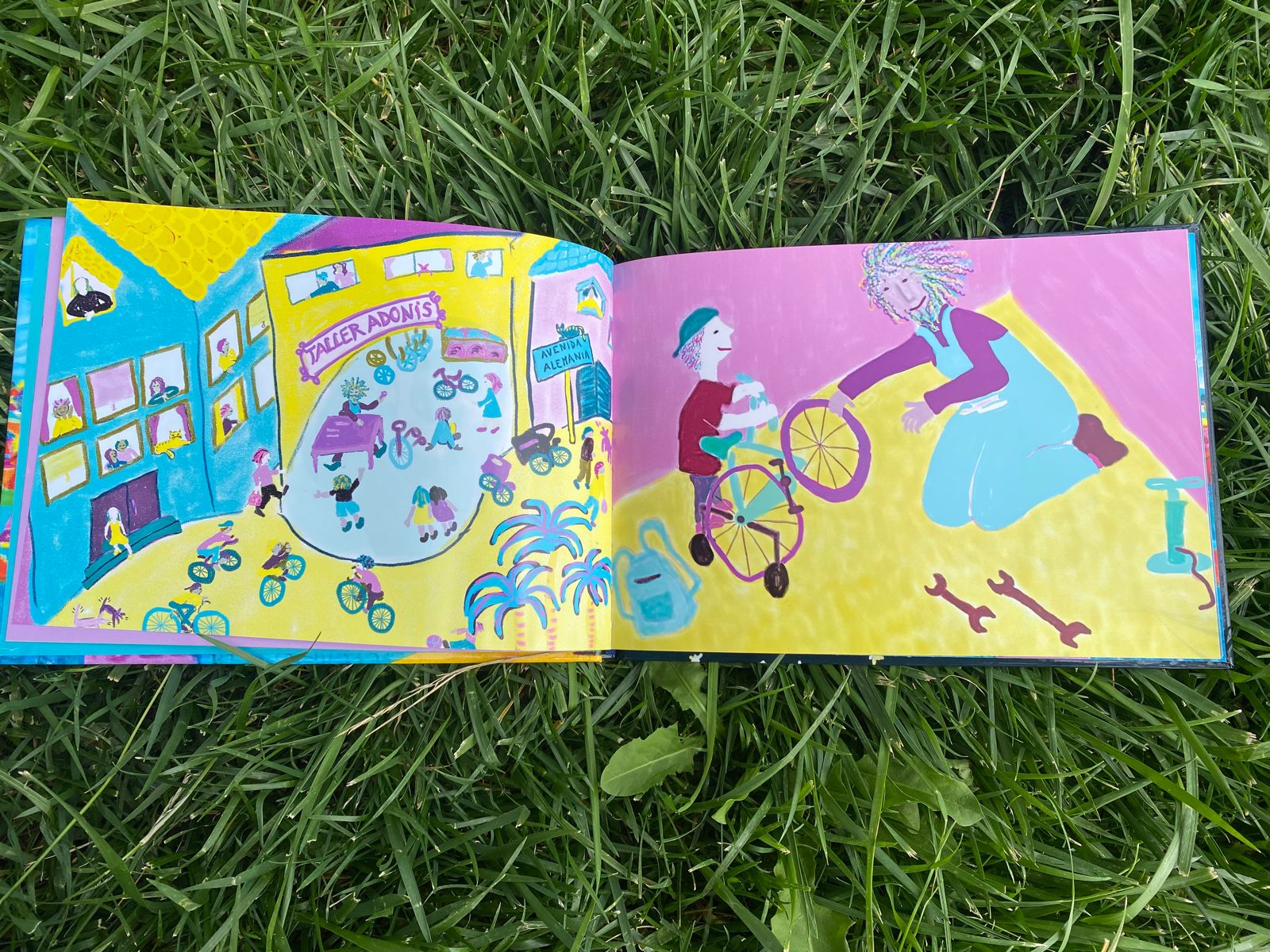 El taller y la bicicleta voladora