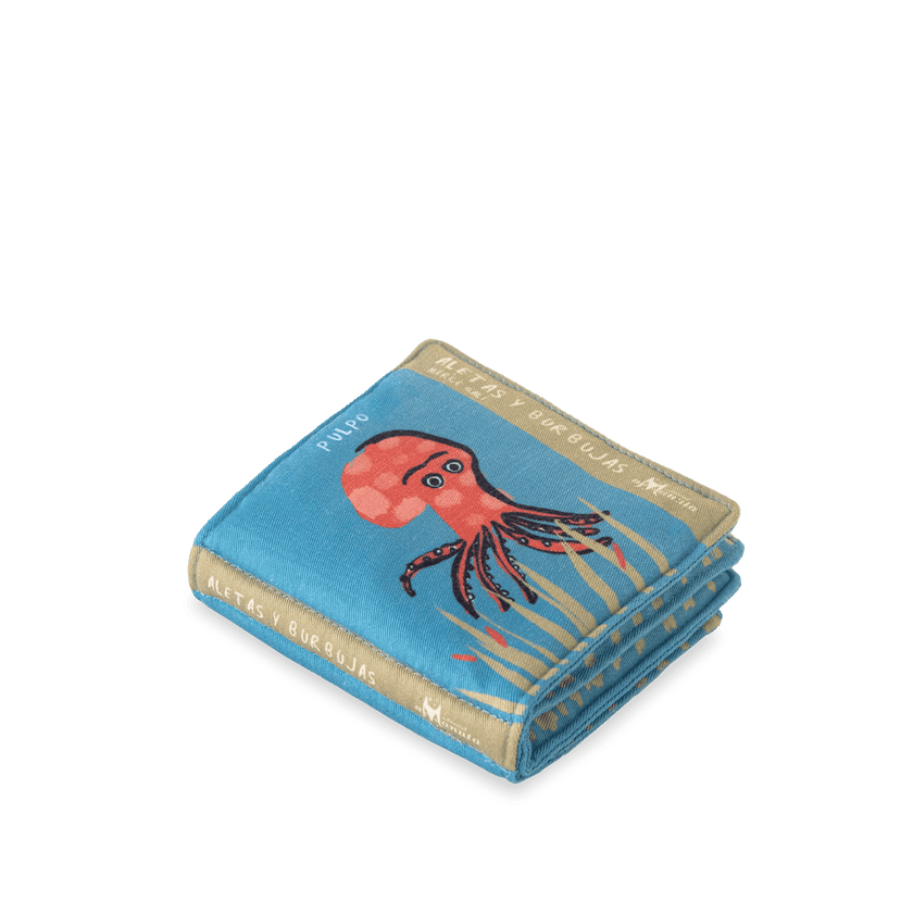 Aletas y Burbujas - Libro de Tela