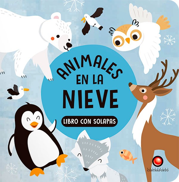 Animales en la nieve - libro con solapas