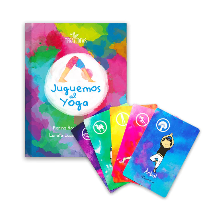 Libro Juguemos al Yoga + set de cartas - Yoga infantil y familias - Juegos de yoga