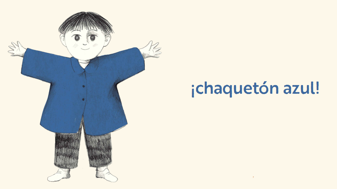 El chaquetón azul