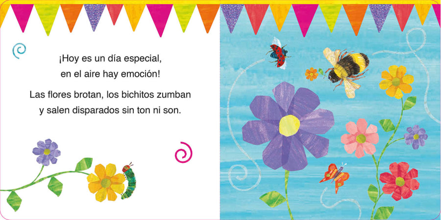 La pequeña oruga glotona y su fiesta de cumpleaños