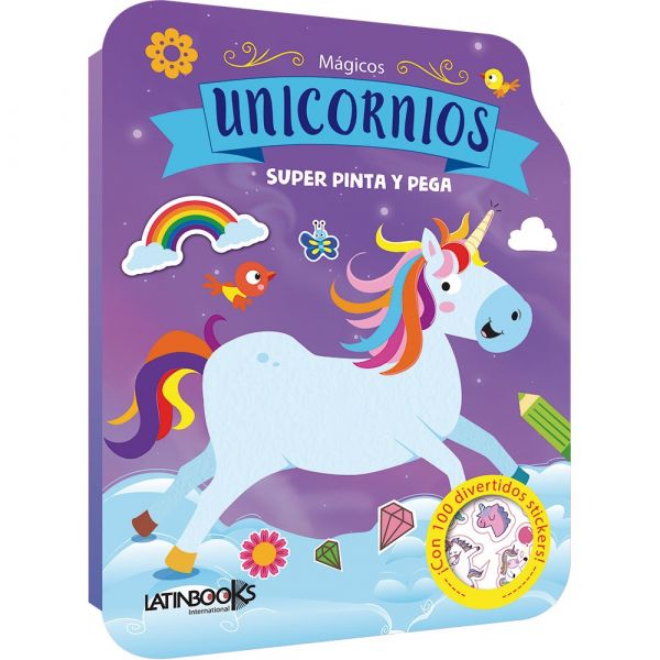 Mágicos Unicornios- Super pinta y pega