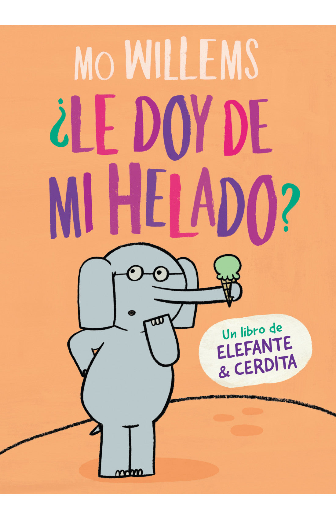 Elefante y Cerdita; ¿Le doy de mi helado?